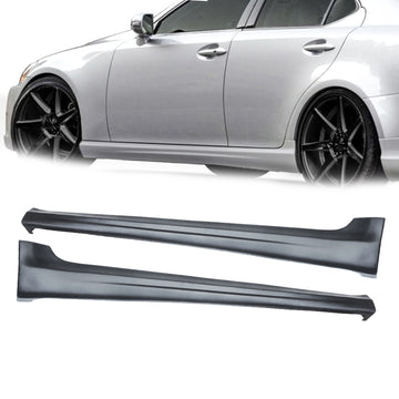 MMOMOTORSPORT Side Skirts For 2006-2013 Lexus IS250 IS350 JDM In-S Style Extension Lips